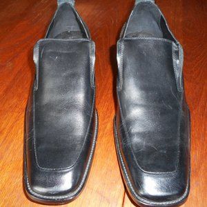 Men's Black Leather Shoes Size 11